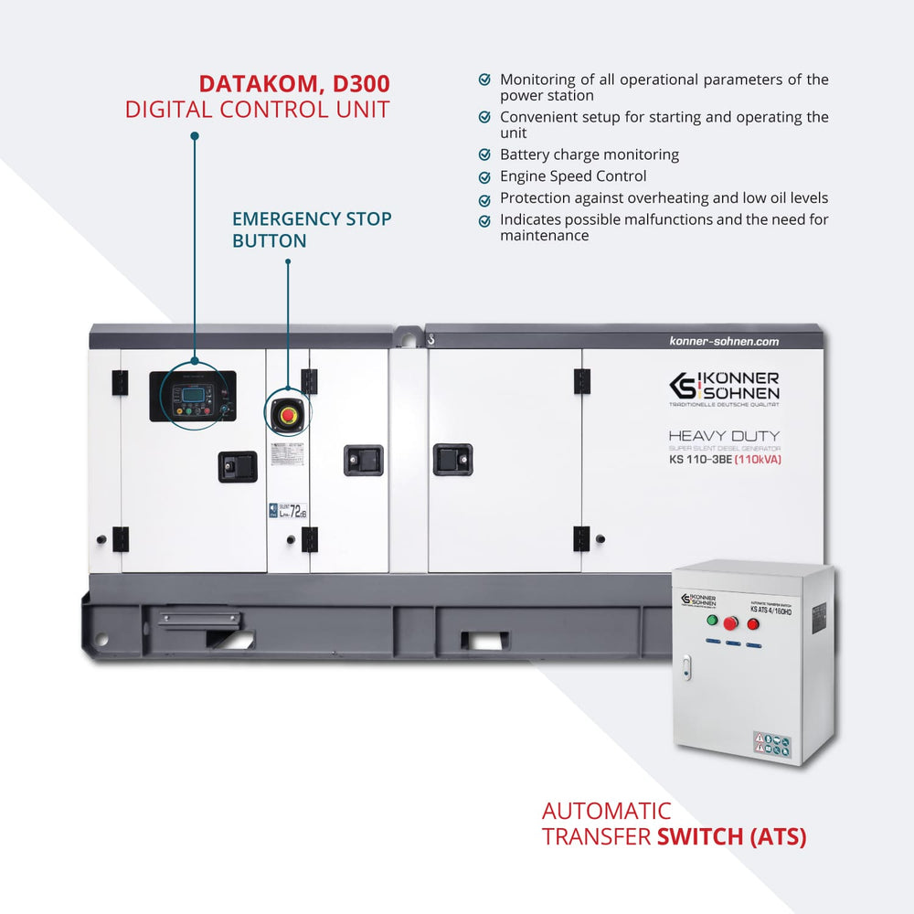 Diesel Three-Phase Power Station KS 110-3BE