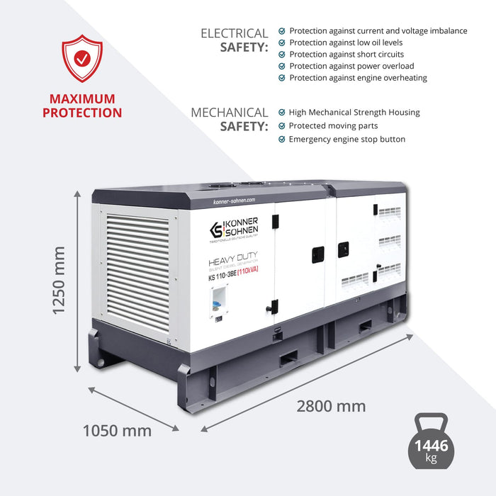 Diesel Three-Phase Power Station KS 110-3BE