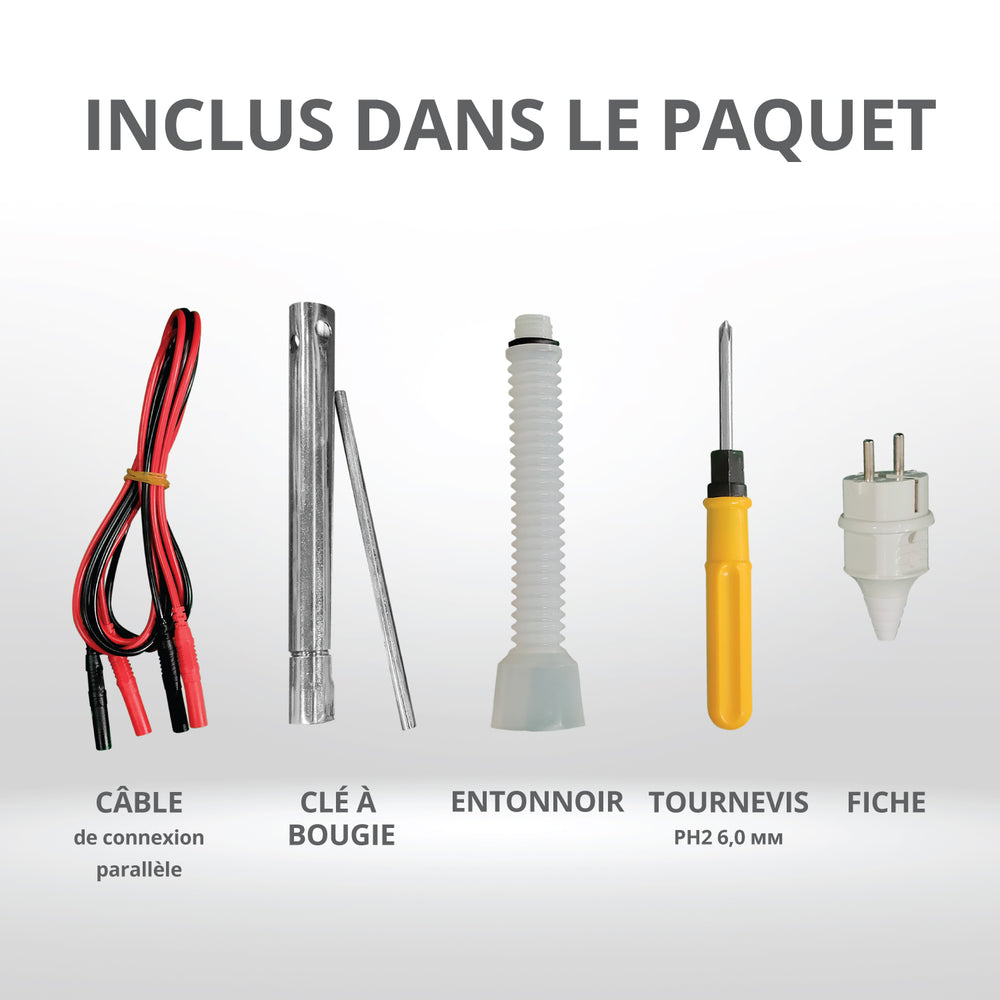 Groupe électrogène-onduleur dans la boîte anti-bruit KS 2100i S