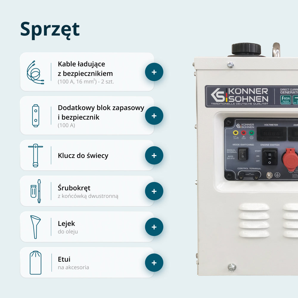 Generator prądu stałego KS 24VM-DC