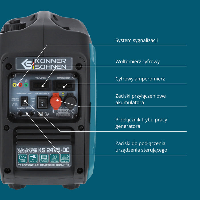 Generator prądu stałego KS 24VS-DC