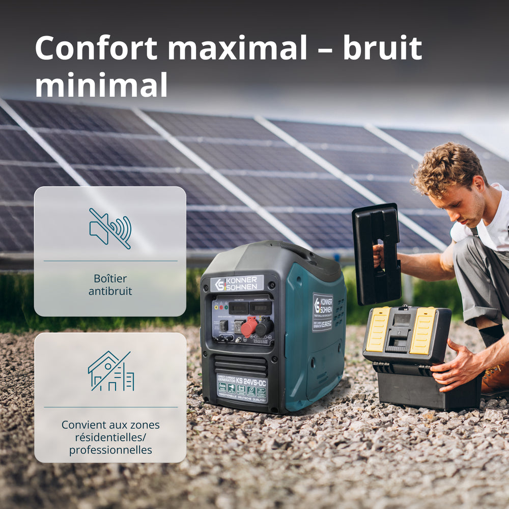 Groupe électrogène de courant continu KS 24VS-DC