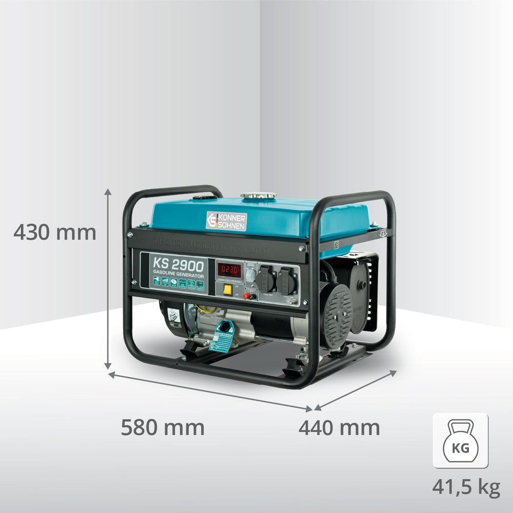 Benzinegenerator "Könner & Söhnen" KS 2900