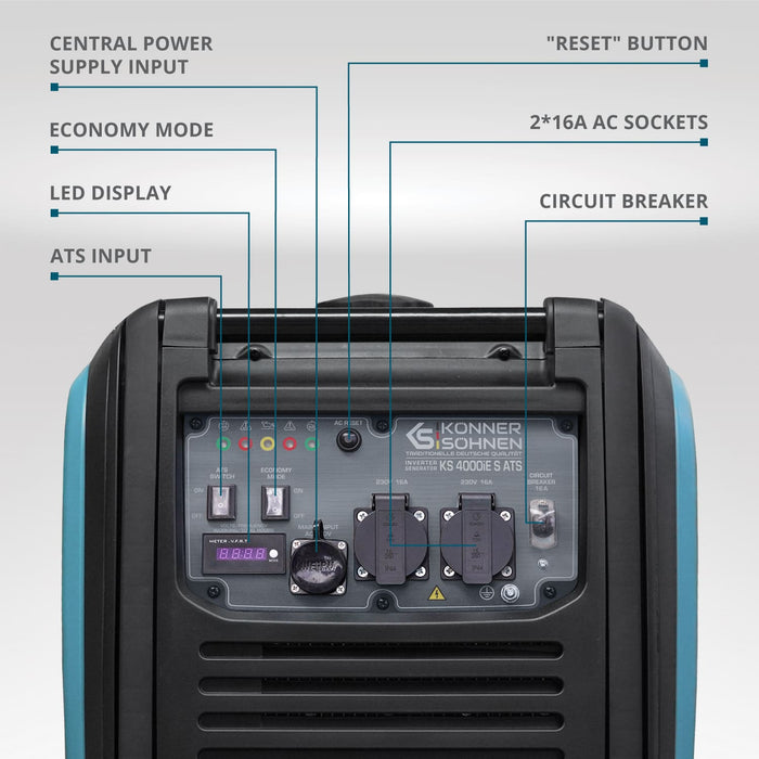 Generatore di inverter KS 4000iE S ATS