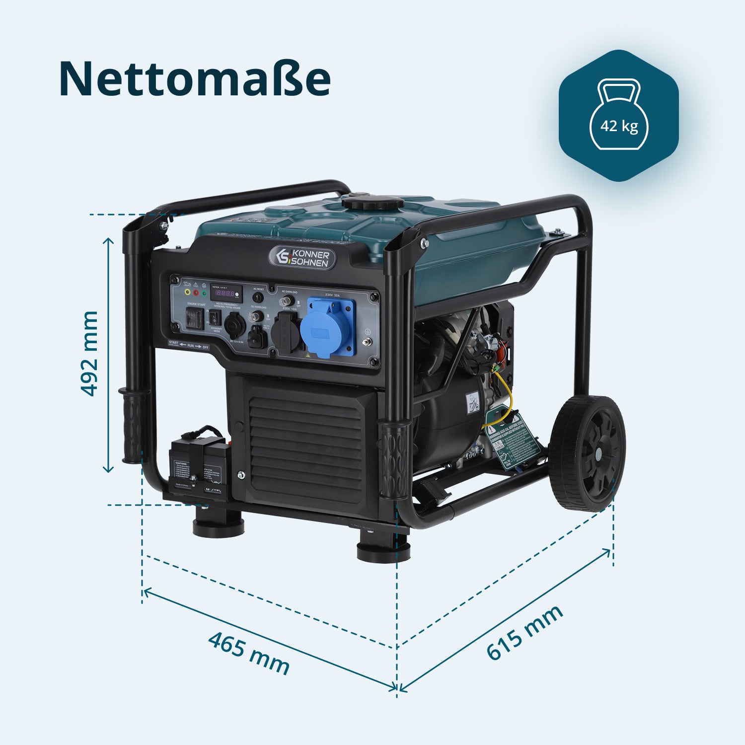 Gerador a Gasolina Inversor KS 6500iE