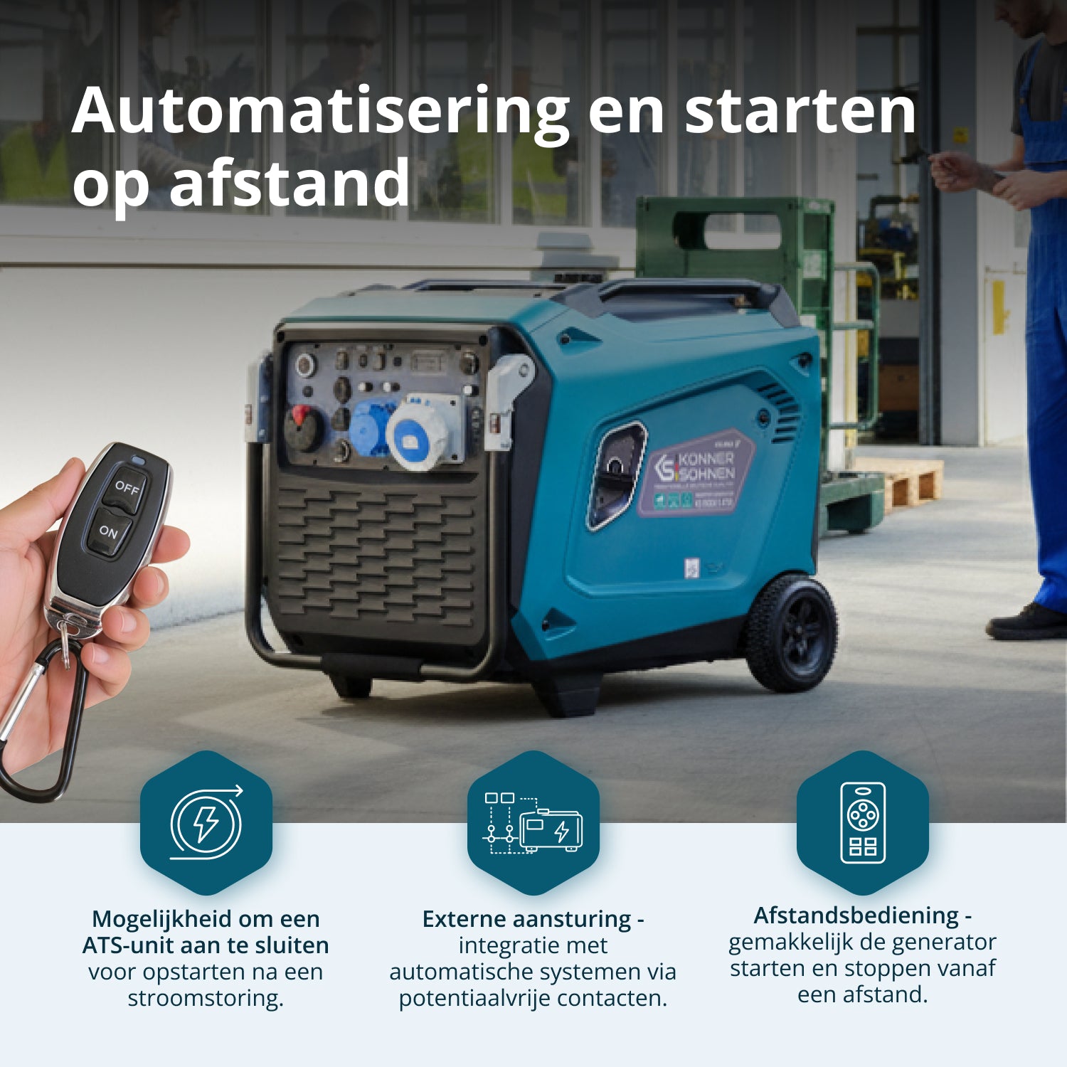 Inverter Generator KS 9500iE S ATSR