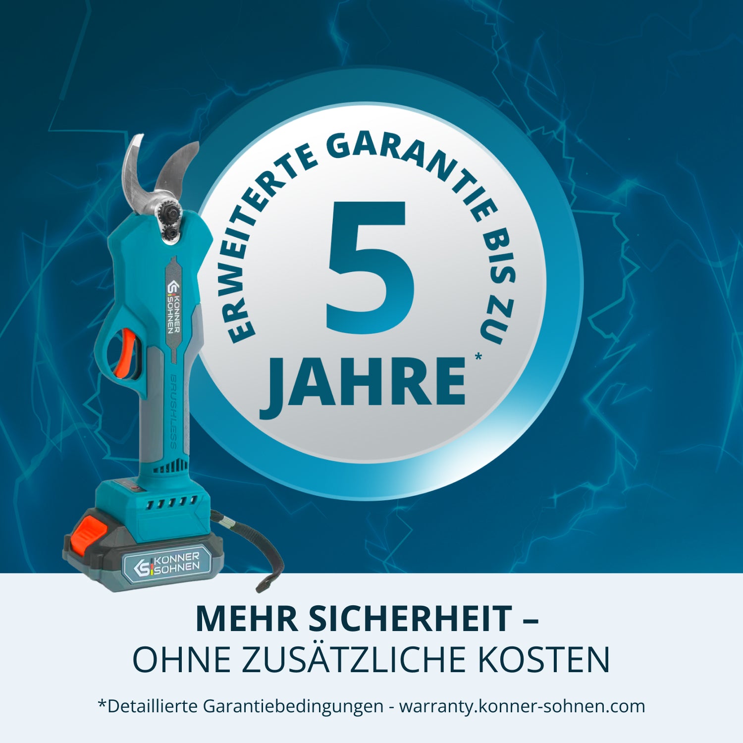 Akumulátorové elektrické prořezávací nůžky KS CPS20V-32 Case