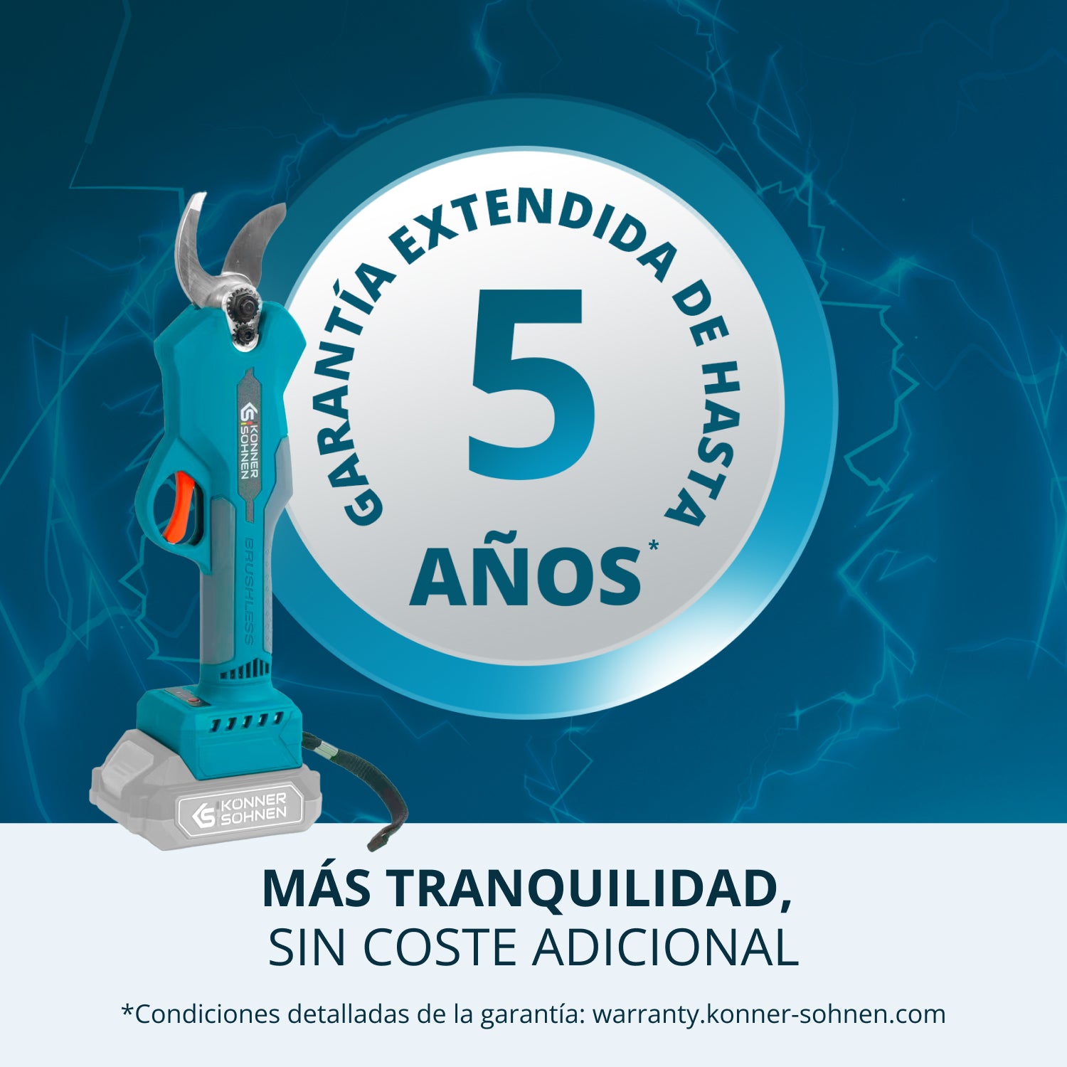 Tijera de podar a batería KS CPS20V-32