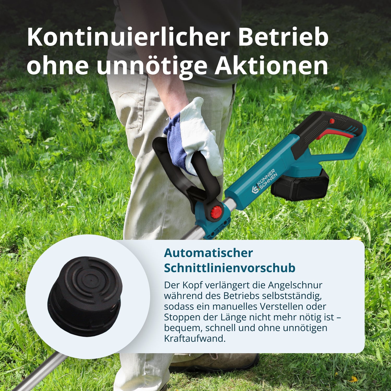 Akku-Trimmer KS CST-20V