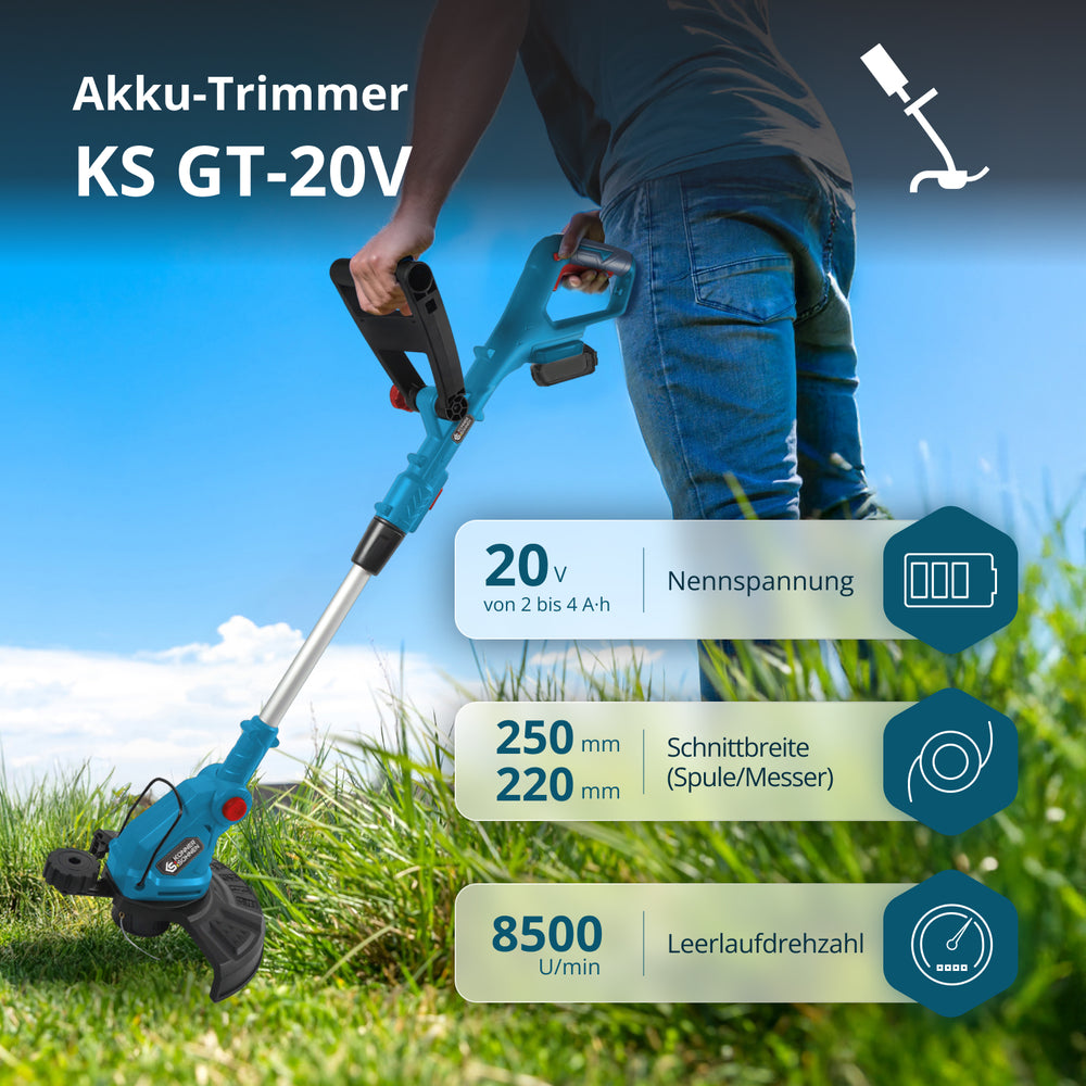 Tagliabordi senza fili KS GT-20V