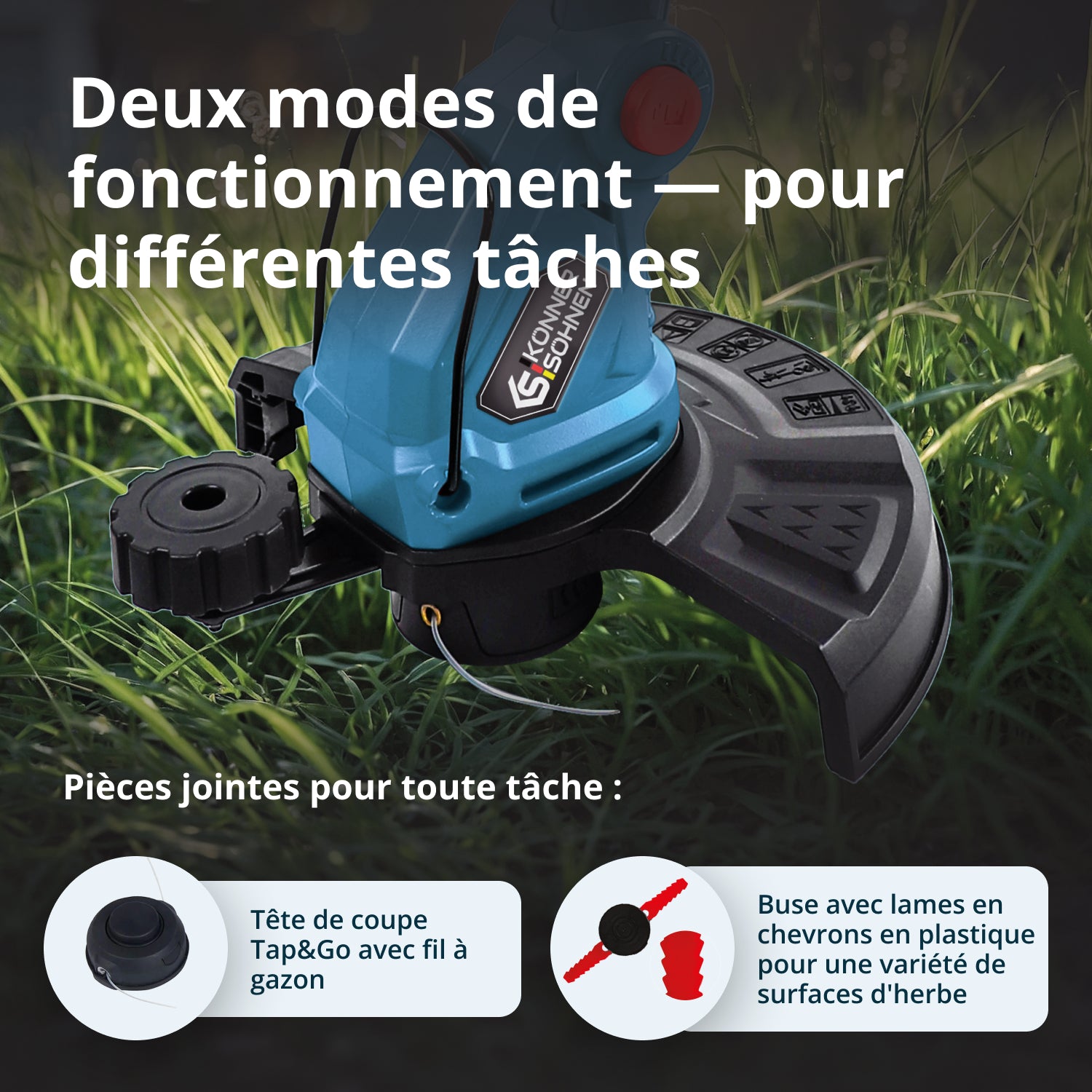 Coupe-bordures à batterie  KS GT-20V