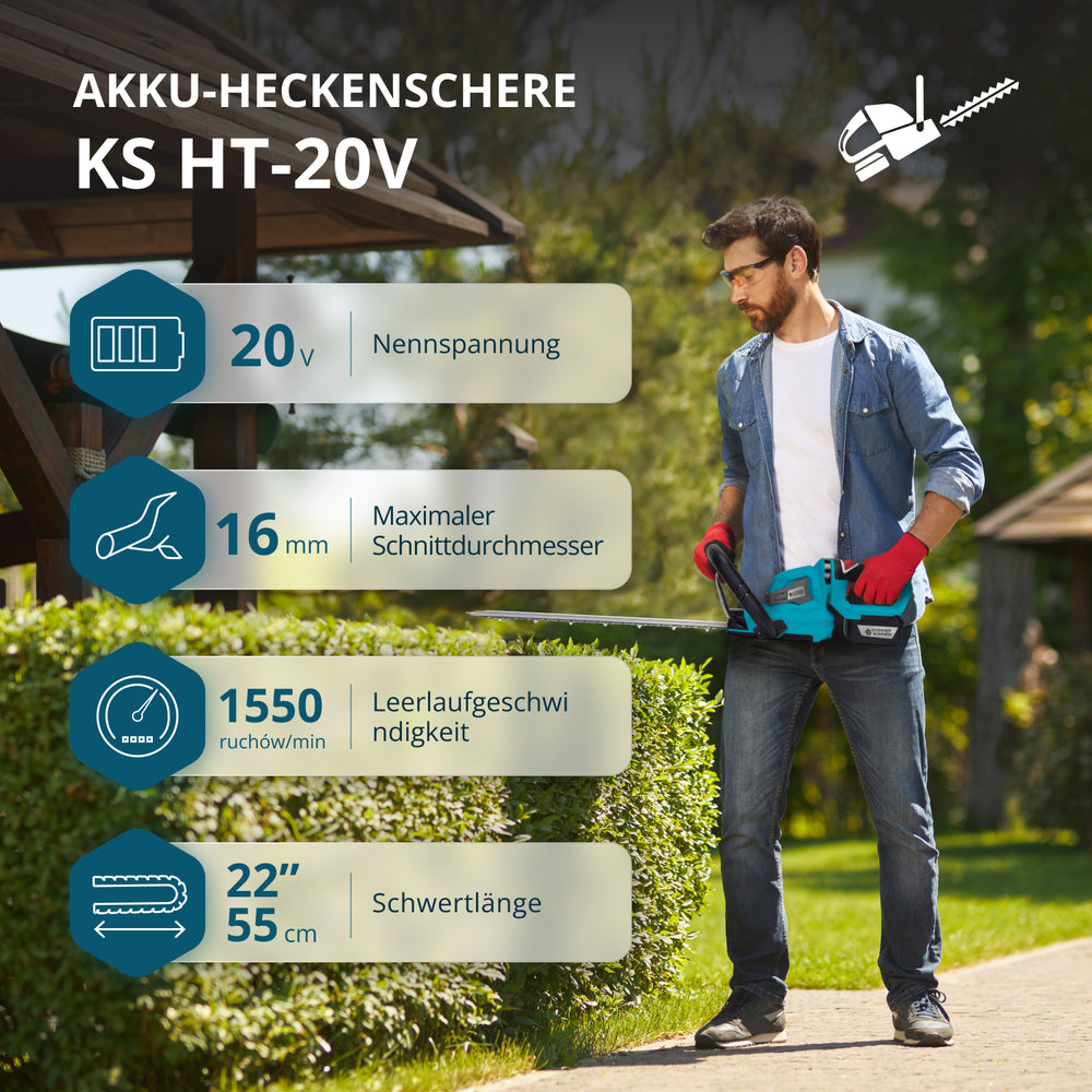Promoverende Hækkeklipper Sæt KS LBV-HT-SET