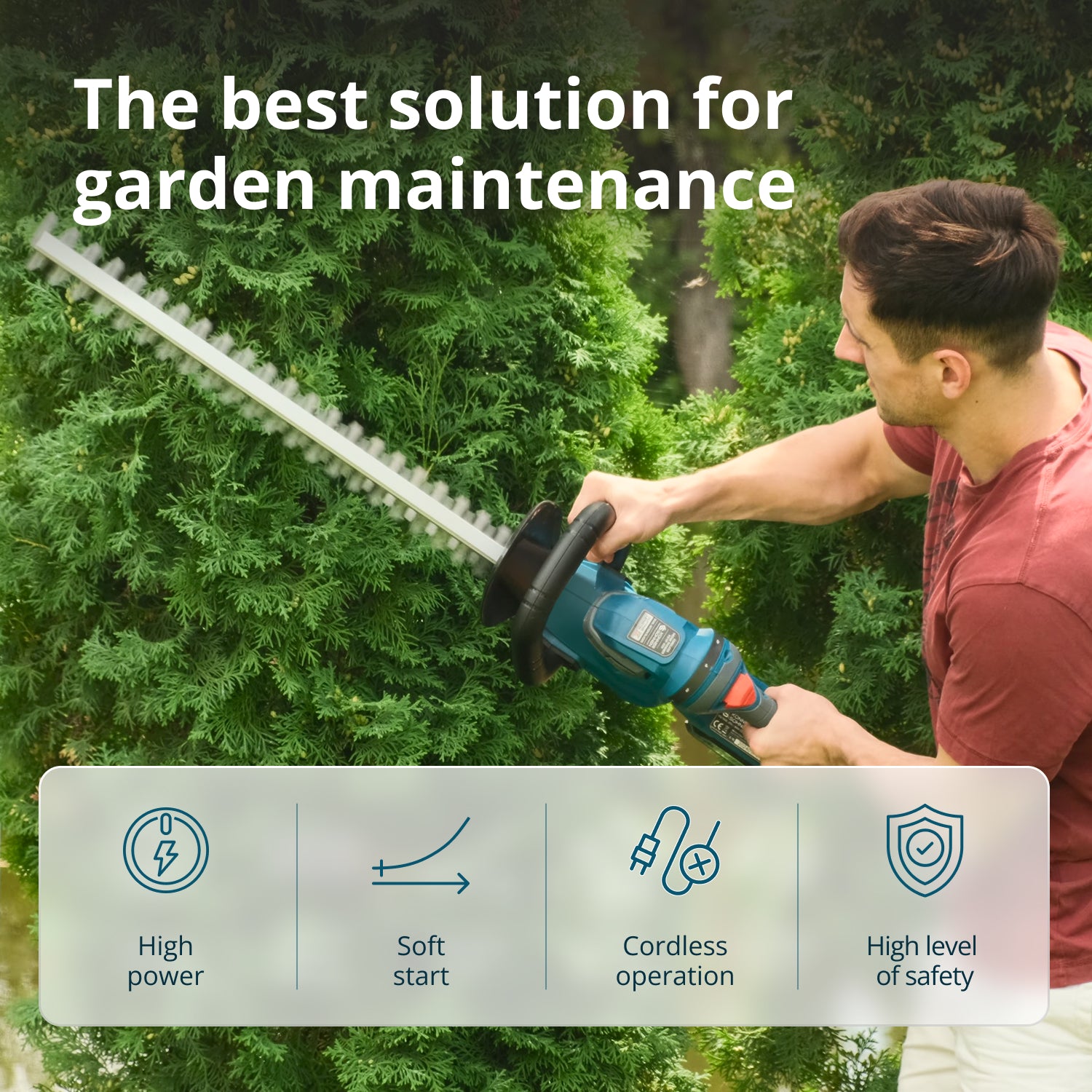 Cordless Hedge Trimmer KS HT-20V