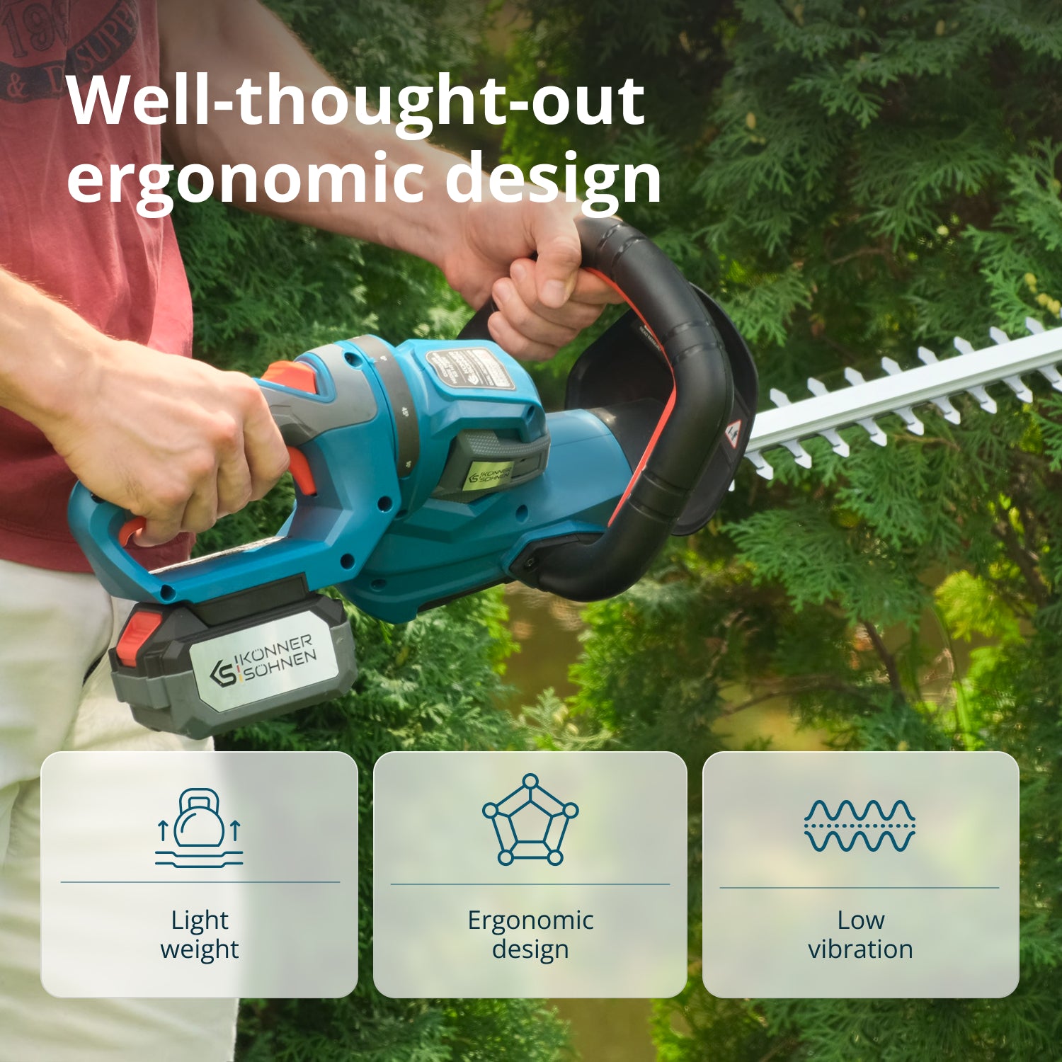 Cordless Hedge Trimmer KS HT-20V