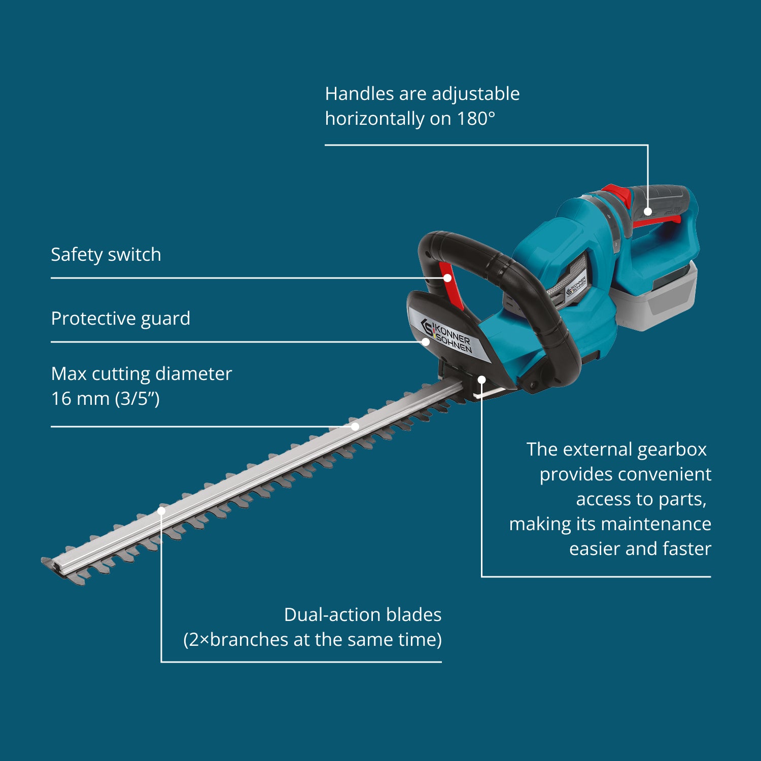 Cordless Hedge Trimmer KS HT-20V