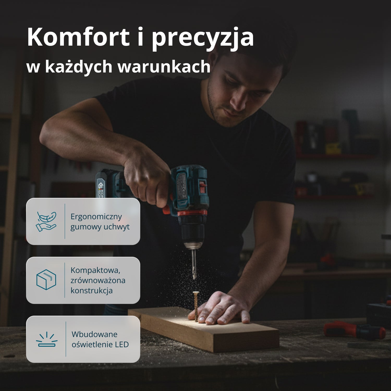 Zestaw Mistrzowski Bezprzewodowy KS ID20V-60 KIT 74 