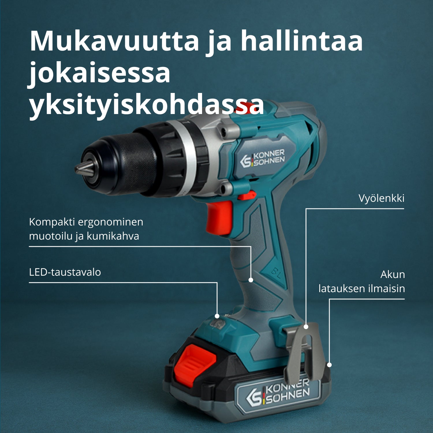 KS IDISD 20V SET 2 Kabelloses Master-Set 2in1