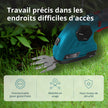 Taille-haie et cisaille à gazon 2 en 1 sans fil avec manche télescopique KS SHT-8V + Extension Pole thumbnail