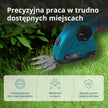 Akumulatorowe nożyce do trawy i żywopłotu 2 w 1 z przedłużaczem teleskopowym KS SHT-8V + Extension Pole thumbnail
