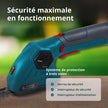 Taille-haie et cisaille à gazon 2 en 1 sans fil avec manche télescopique KS SHT-8V + Extension Pole thumbnail