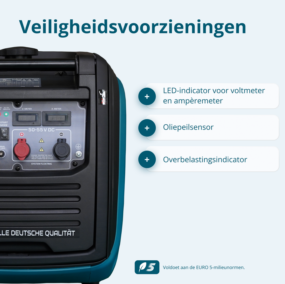 KS 48VGS-DC Gelijkstroomgenerator, versie 50–55V