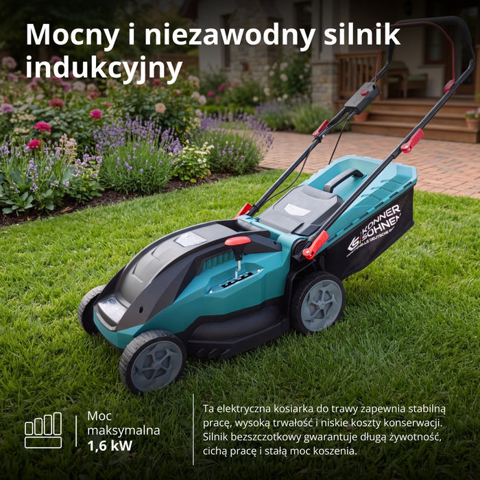 Elektryczna kosiarka do trawy KS 38LM16-BL