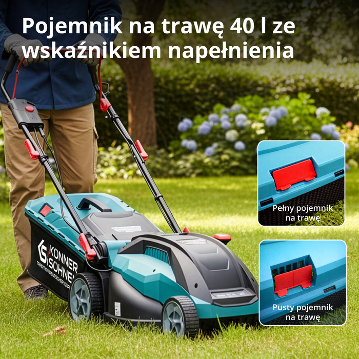 Elektryczna kosiarka do trawy KS 38LM16-BL