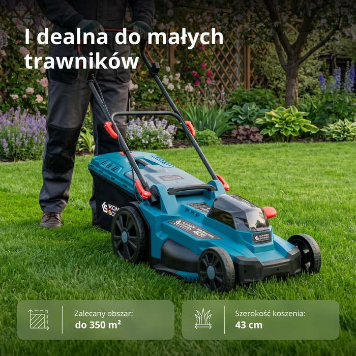 Bezprzewodowa kosiarka do trawy KS 43LM-40V