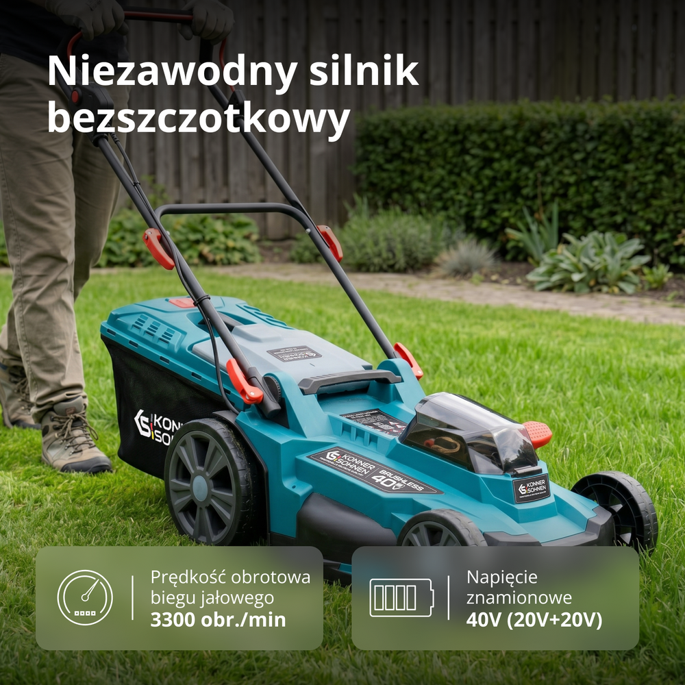 Bezprzewodowa kosiarka do trawy KS 43LM-40V