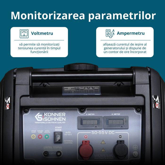 Generator de curent continuu KS 48VS-DC, versiunea 50–55V