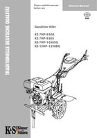 Motoenxadas a gasolina 2015-2018