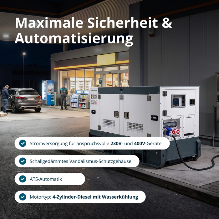 Třífázová dieselová elektrárna KS 22-3BE