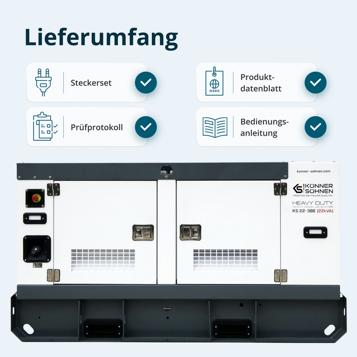 Třífázová dieselová elektrárna KS 22-3BE