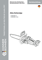 Johdoton moottorisaha KS MCS20V-12, KS MCS20V-12 Set