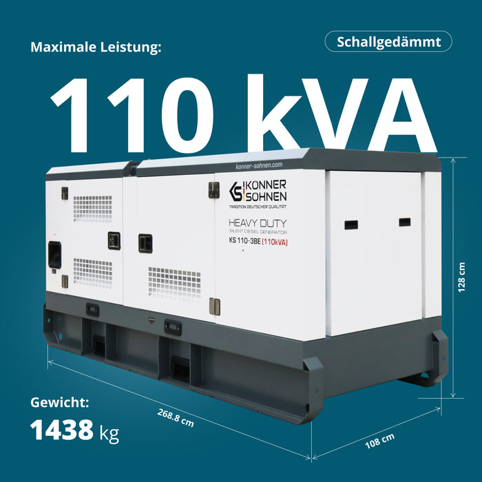 Trofazna dizelna elektrana KS 110-3BE