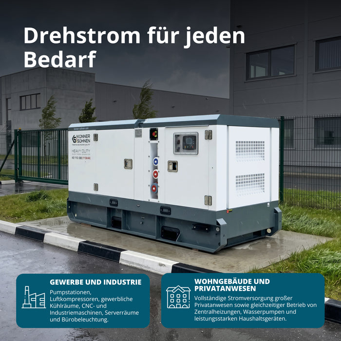 Trofazna dizelna elektrana KS 110-3BE