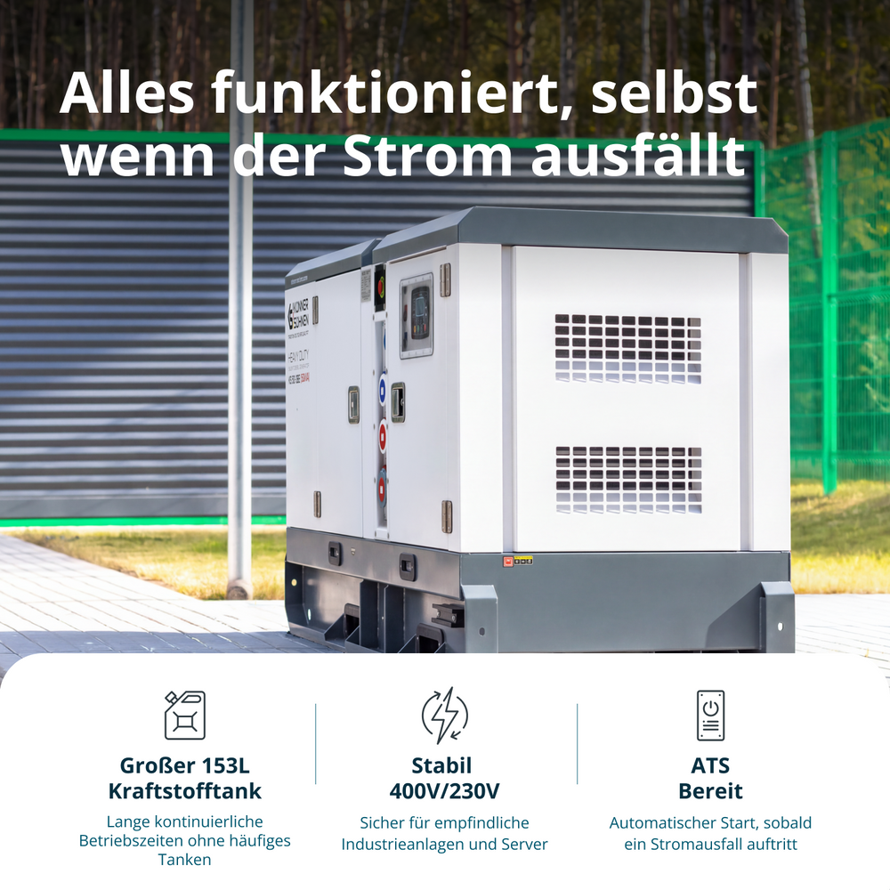 Tre-faset dieselkraftværk KS 50-3BE