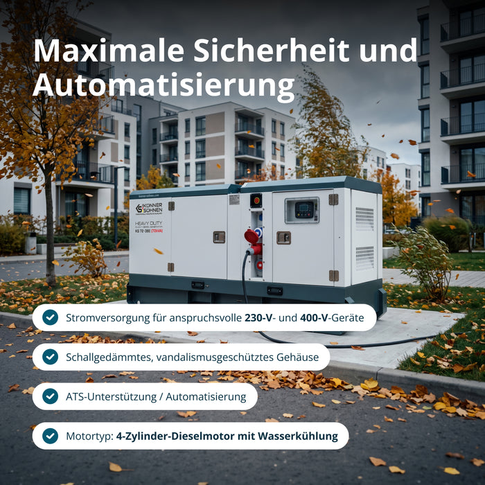 Třífázová dieselová elektrárna KS 72-3BE