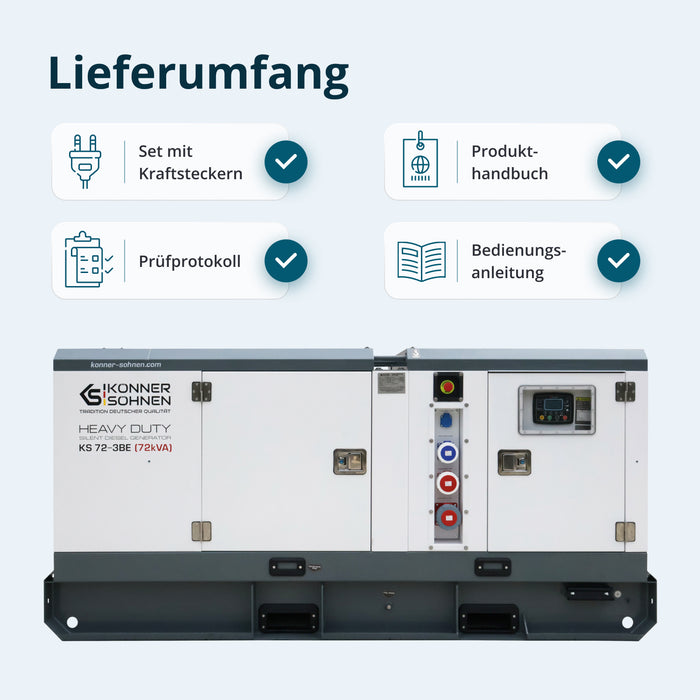 Třífázová dieselová elektrárna KS 72-3BE