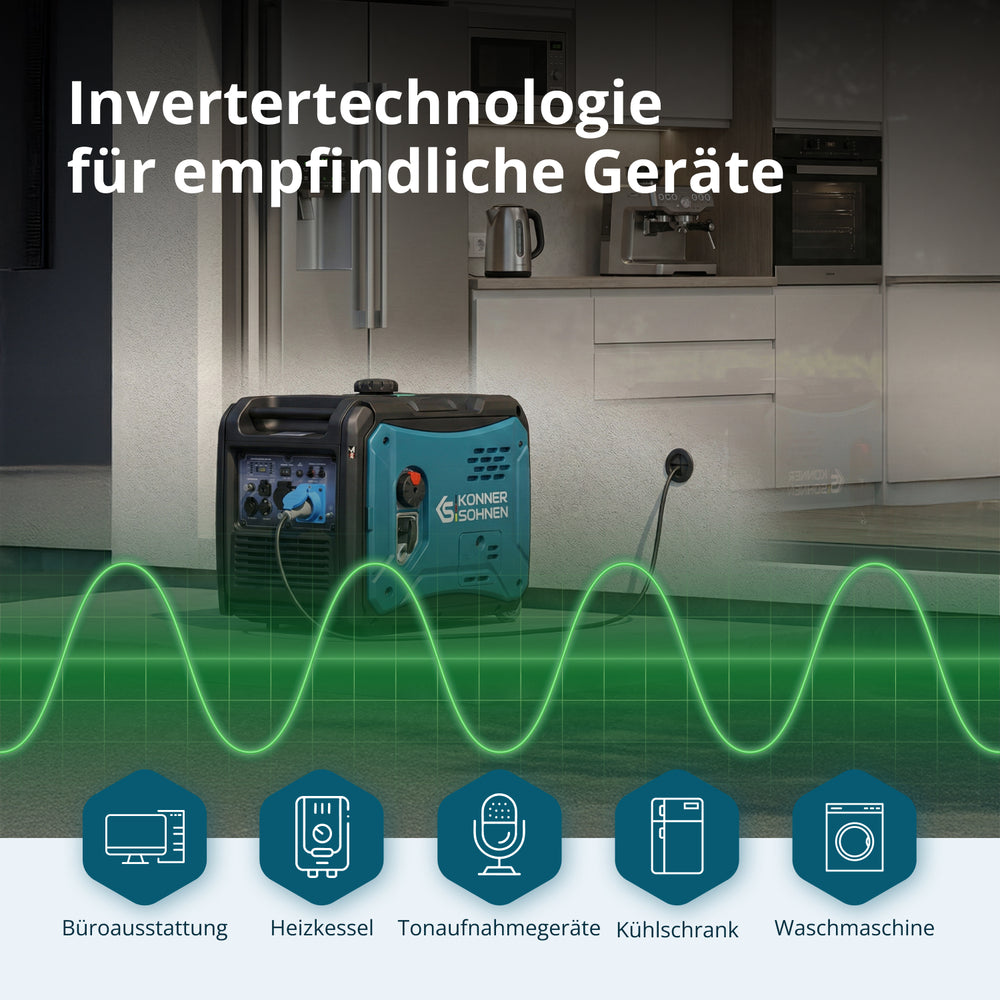 Inverteres generátor KS 6000iE S