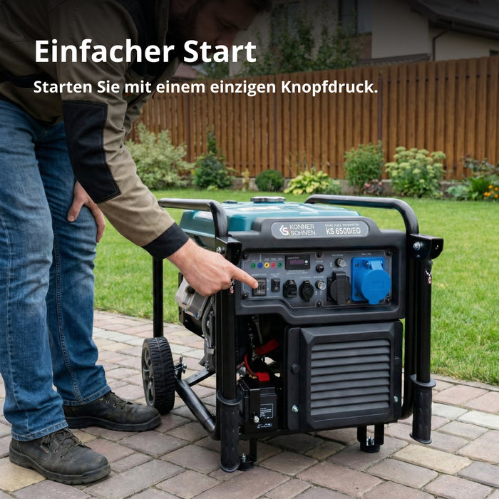 Διπλού Καυσίμου Inverter Γεννήτρια KS 6500iEG