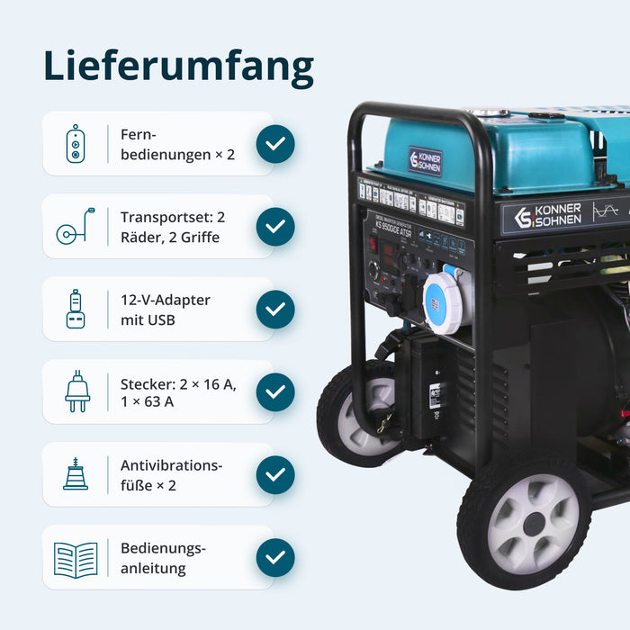 Diesel-Inverter-Generator KS 9500iDЕ ATSR