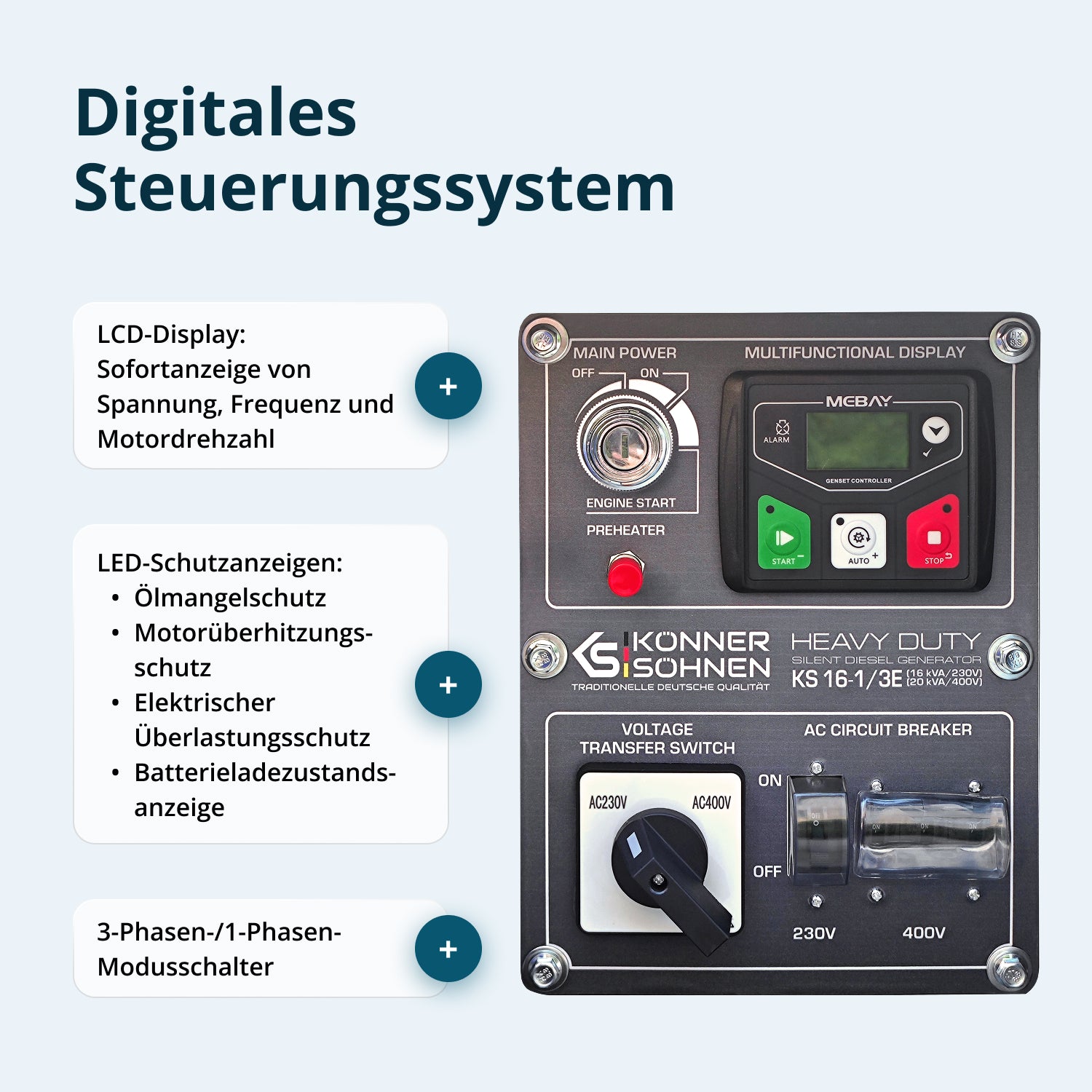 Дизелов генератор KS 16-1/3E