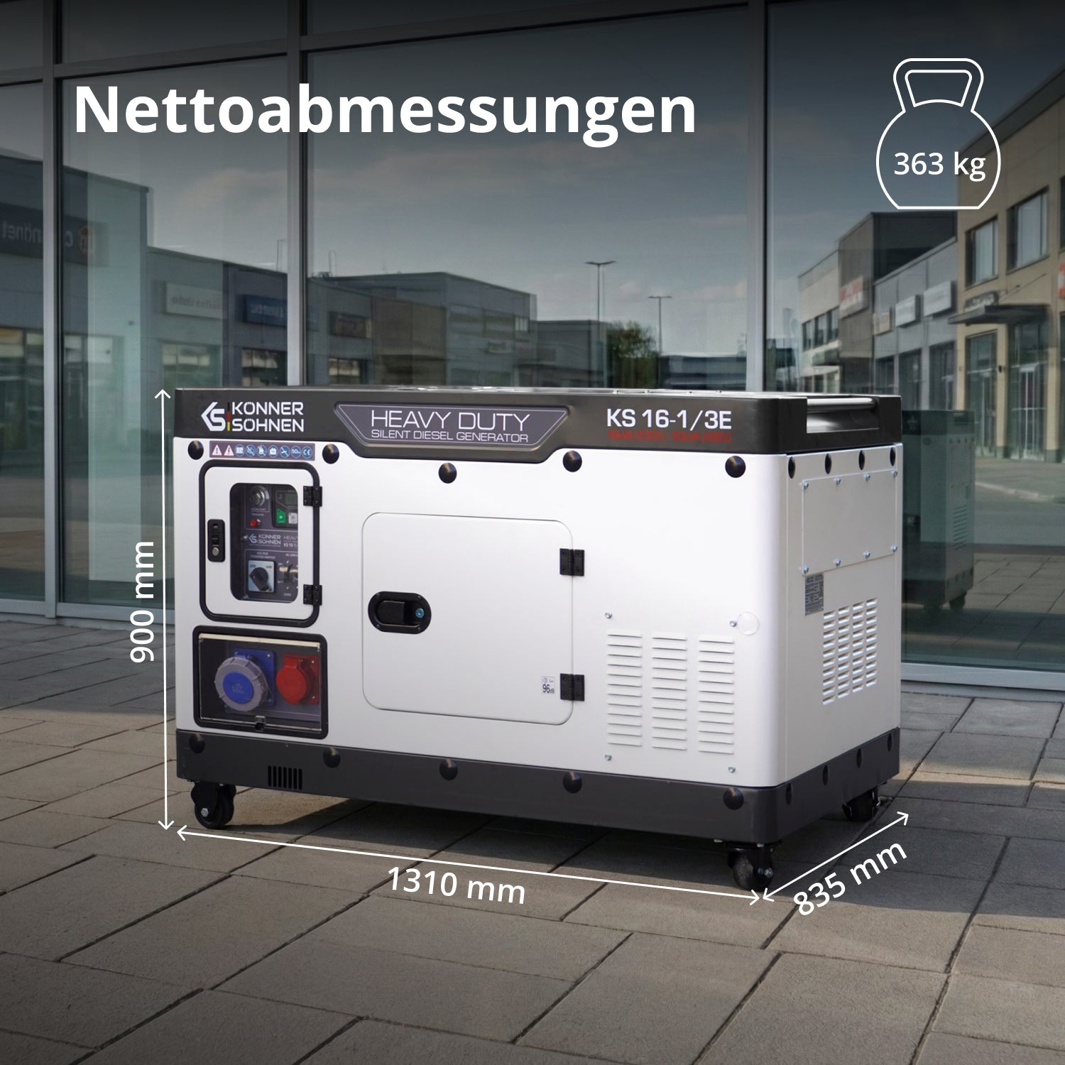 Дизелов генератор KS 16-1/3E