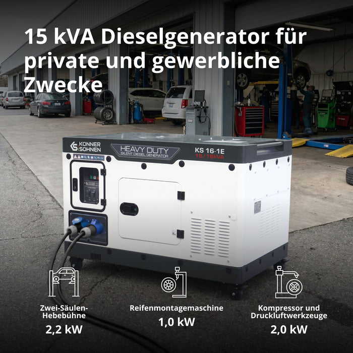 Ηλεκτροπαραγωγό Ζεύγος Diesel KS 16-1E