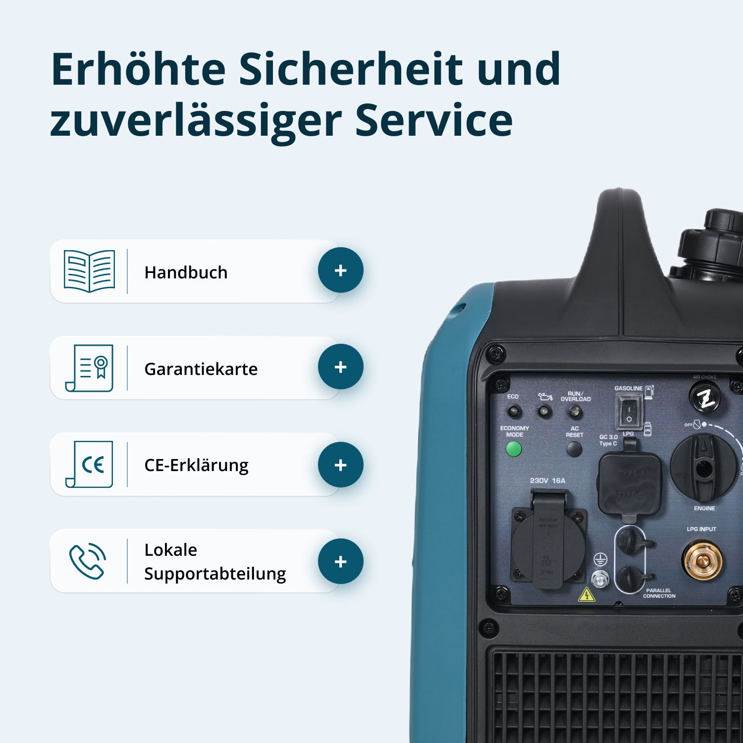 Invertergenerator (LPG/bensin) KS 1900iG S