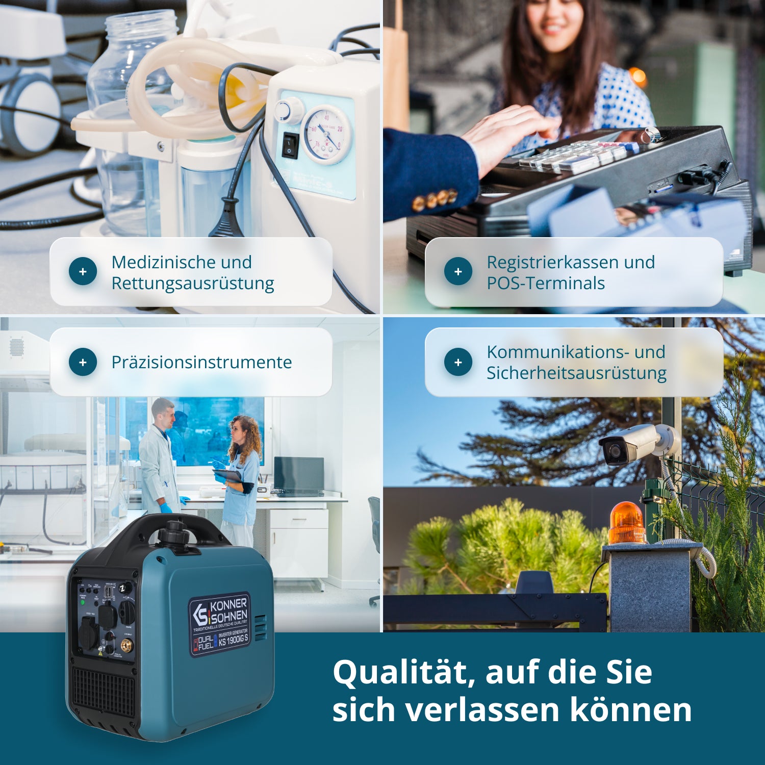 Invertergenerator (LPG/bensin) KS 1900iG S