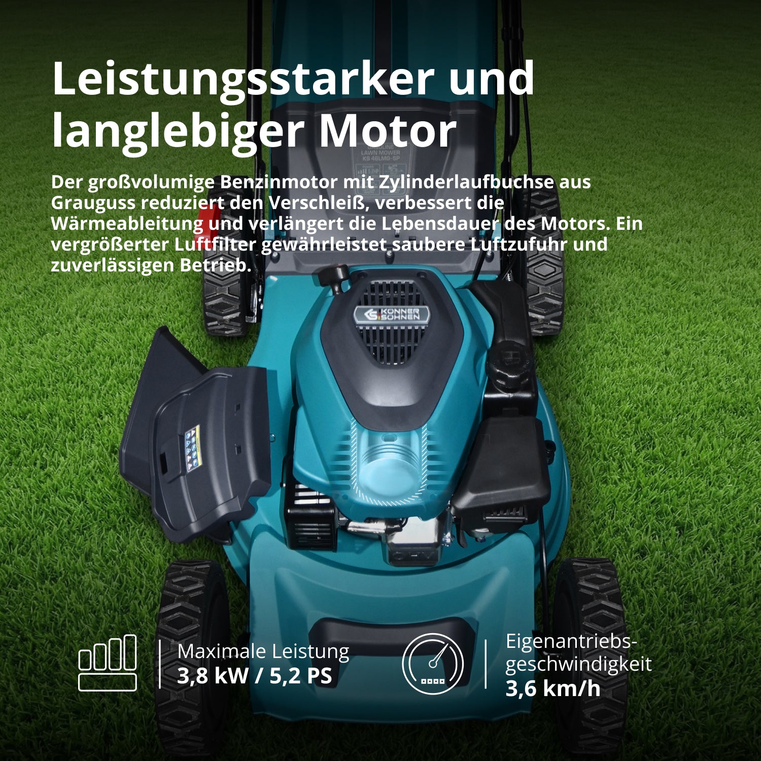 Bensindriven Gräsklippare KS 46LMG-SP