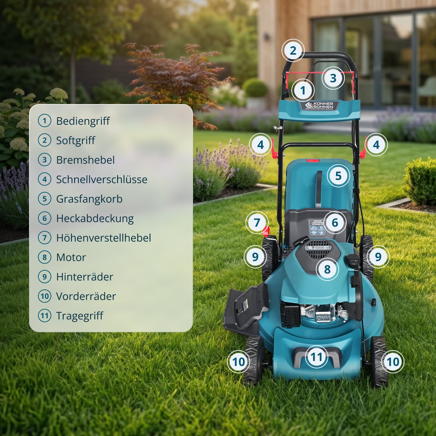 Bensindriven Gräsklippare KS 46LMG-SP