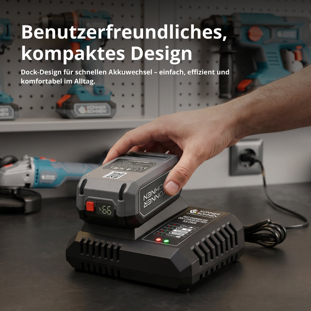 Schnellladegerät für Li-Ion Akku KS C90A